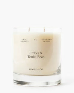 Ember & Tonka Bean Candle -Bloomingville Shop Ember TonkaBeanCandle MDCR2464 EMB 9 D1