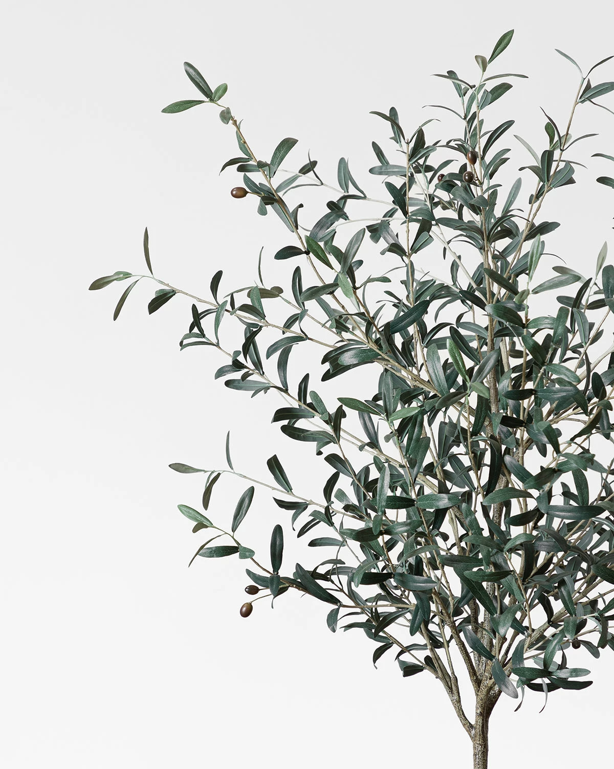 Faux 72" Olive Tree With Ceramic Pot 6 Faux 72" Olive Tree With Ceramic Pot - Image 4