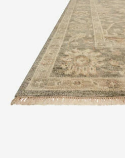 Floresta Hand-Knotted Wool Rug -Bloomingville Shop FlorestaWoolRug MRUG0839 SLV D1