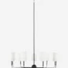 Foxdale Nine Light Chandelier -Bloomingville Shop FoxdaleNineLightChandelier MLHT1500 BLK L MAIN
