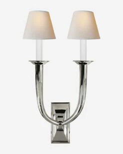 French Deco Horn Double Sconce 7 French Deco Horn Double Sconce -Bloomingville Shop FrenchDecoHornDoubleSconce MLHT1750 PNI OS T