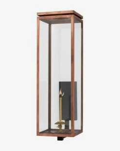 Fresno Outdoor Wall Lantern -Bloomingville Shop FresnoWallLantern MLHT1542 COP GR MAIN