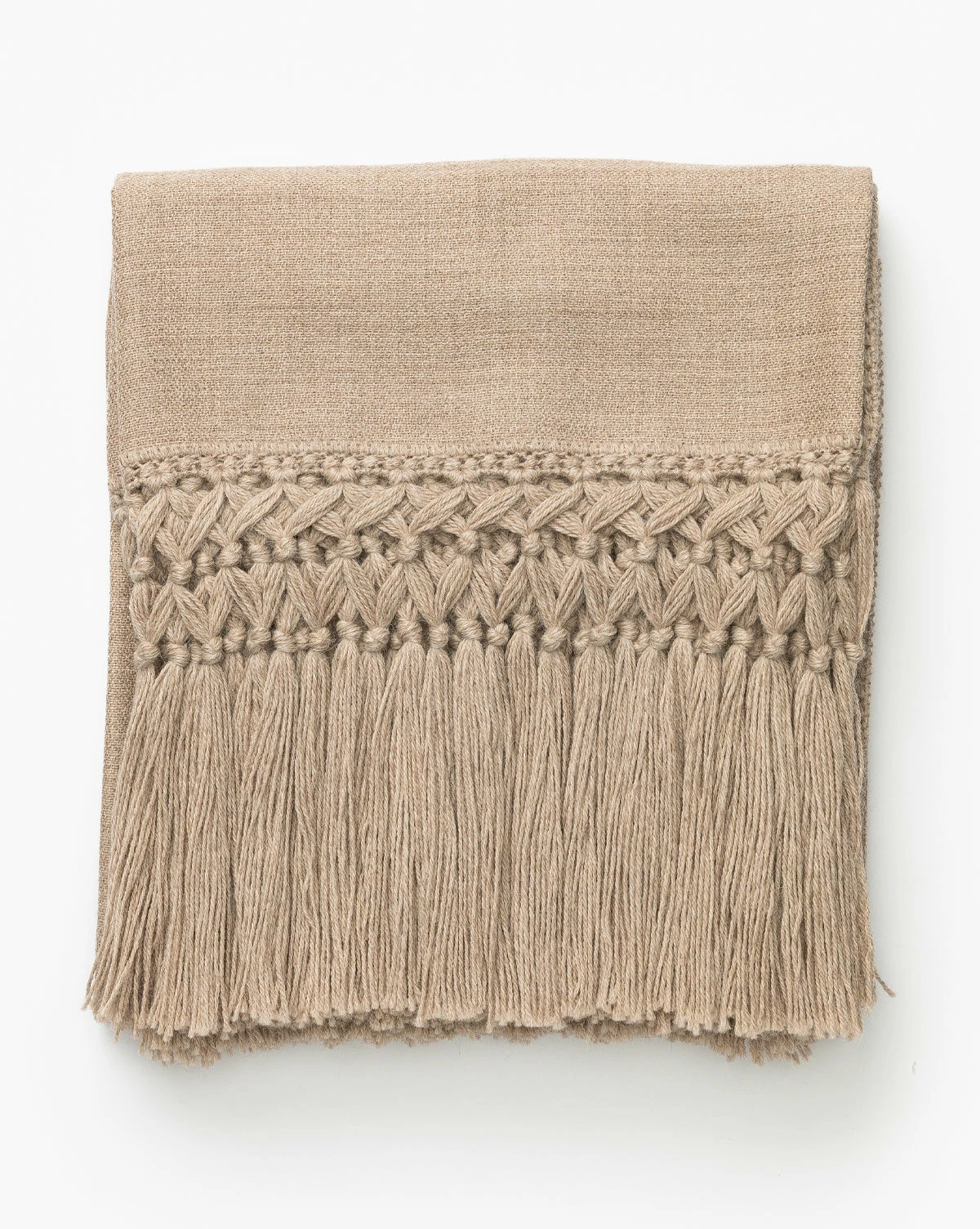 Fringed Alpaca Throw 3 Fringed Alpaca Throw