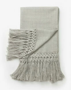 Fringed Alpaca Throw 14 Fringed Alpaca Throw -Bloomingville Shop FringedAlpacaThrow MDCR1044 GRY 60x70 D1