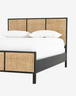 Geddes Bed -Bloomingville Shop GeddesBed MFRN0927 BLK Q D2 T