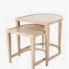 Gianna Nesting Tables -Bloomingville Shop GiannaNestingTables MFRN2223 NAT OS D1