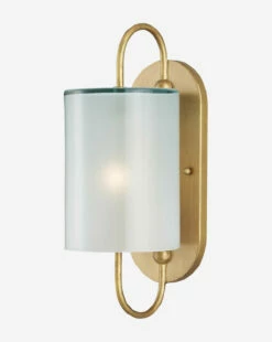 Glacier Wall Sconce -Bloomingville Shop GlacierWallSconce MLHT1658 BRS OS MAIN T