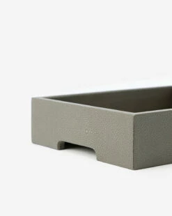 Gray Shagreen Tray -Bloomingville Shop GrayShagreenTray MDCR2449 GRY OS D1