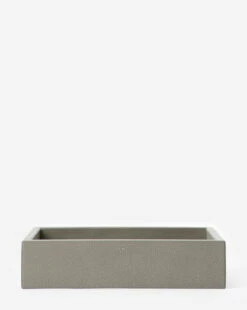 Gray Shagreen Tray -Bloomingville Shop GrayShagreenTray MDCR2449 GRY OS D2