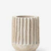 Grayson Travertine Vase -Bloomingville Shop GraysonTravertineVase MDCR2440 TAN OS MAIN