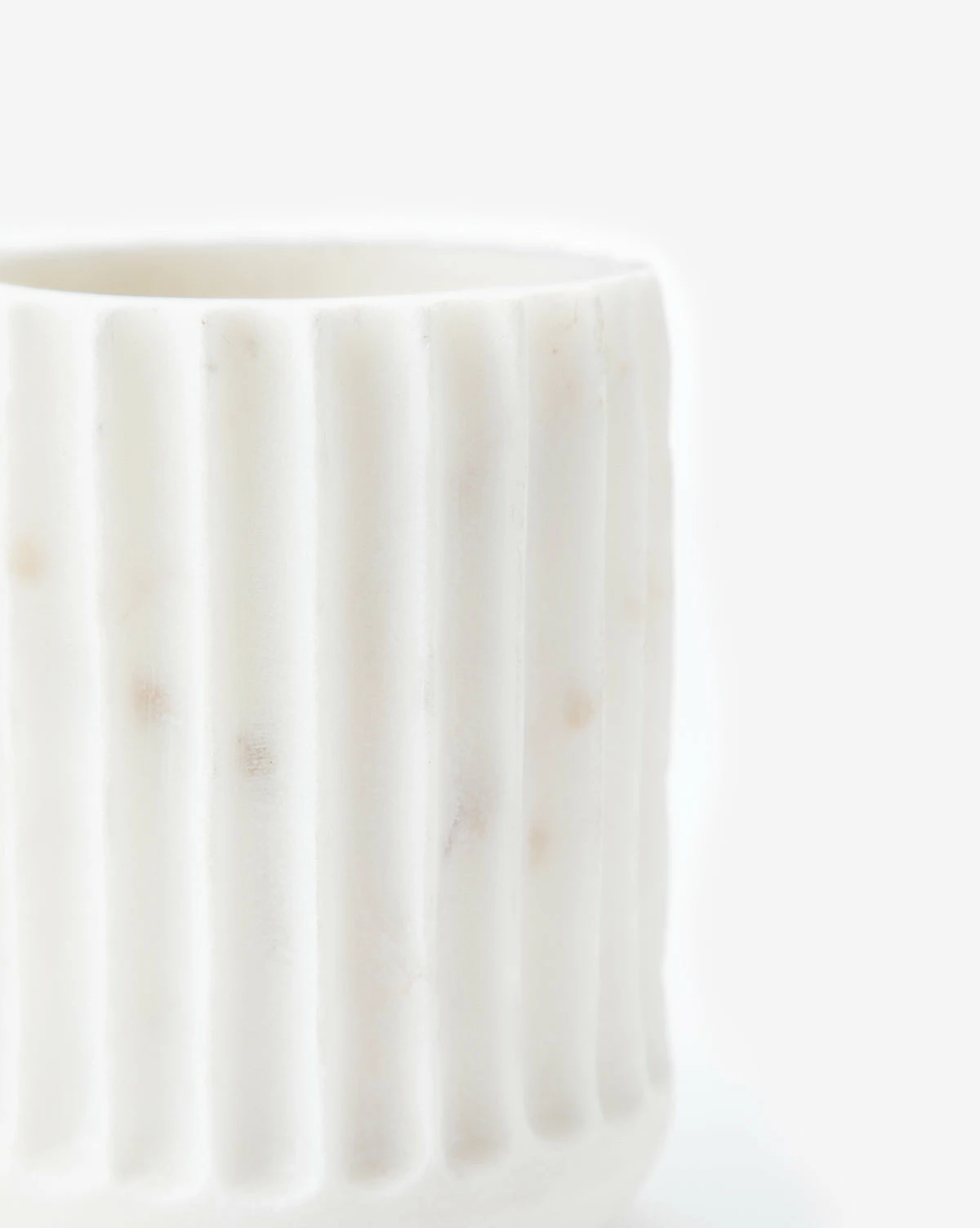 Grayson White Marble Vase 6 Grayson White Marble Vase - Image 4