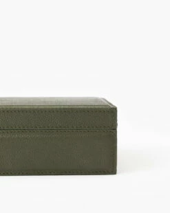 Green Leather Box 17 Green Leather Box -Bloomingville Shop GreenLeatherBox MDCR2515 GRN D2