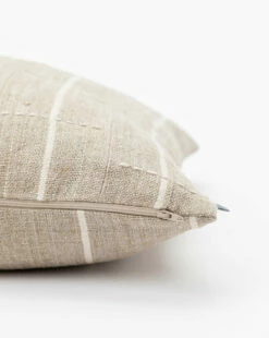 Hamilton Pillow Cover -Bloomingville Shop HamiltonPillowCover MPLW1110 TAN 22x22 D1