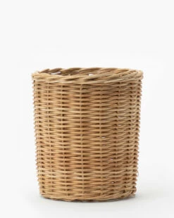 Hand-Woven Wicker Vase