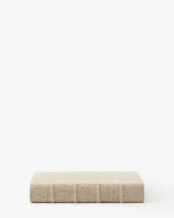 Handcrafted Linen Book -Bloomingville Shop HandcraftedLinenBook MDCR1716 NAT S D1 T