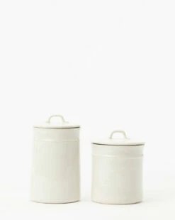 Handled Ceramic Canister