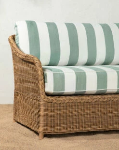 Haviland Outdoor Sofa With Striped Cushions -Bloomingville Shop HavilandOutdoorSofawithStripedCushions MFRN2426 RTN OS D2 T