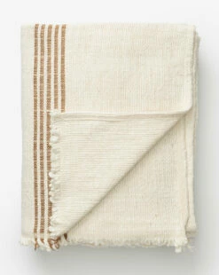 Helena Soft Fringe Camel & Cream Blanket 11 Helena Soft Fringe Camel & Cream Blanket -Bloomingville Shop HelenaSoftFringeCamel CreamBlanket MBED0136 CAM Q D1