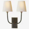 Hulton Double Sconce -Bloomingville Shop HultonDoubleSconce MLHT1762 BRZ OS T