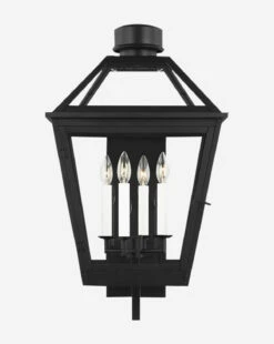 Hyannis Outdoor Lantern -Bloomingville Shop HyannisOutdoorWallLantern MLHT1188 BLK XL MAIN
