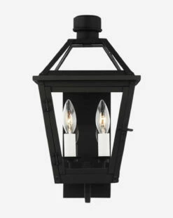 Hyannis Outdoor Wall Lantern -Bloomingville Shop HyannisOutdoorWallLantern MLHT1190 BLK S MAIN
