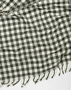 Ida Indoor/Outdoor Throw -Bloomingville Shop IdaIndoor OutdoorThrow MBED0215 GRN OS D2