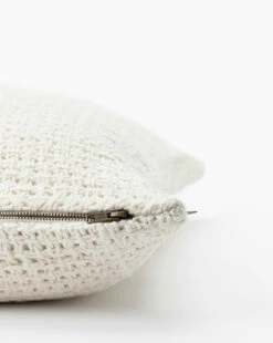 Ingersoll Pillow Cover -Bloomingville Shop IngersollPillowCover MPLW1098 WHT 24x24 D1