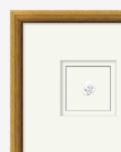 Intaglio Lady -Bloomingville Shop IntaglioLady MART1539 WHT 14x18 F D1