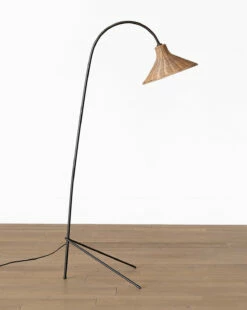 Johanson Woven Floor Lamp -Bloomingville Shop JohansonWovenFloorLamp MLHT1068 NAT OS D2