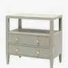 Josiah Double Nightstand 2 Josiah Double Nightstand -Bloomingville Shop JosiahDoubleNightstand MFRN0197 GRY OS D1