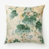 Keana Floral Pillow Cover -Bloomingville Shop KeanaFloralPillowCover MPLW1273 YLW 20x20 MAIN