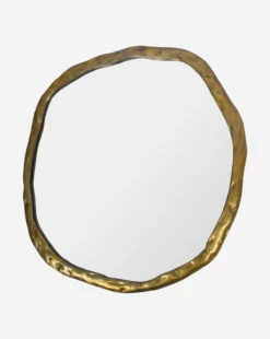 Keira Round Mirror 12 Keira Round Mirror -Bloomingville Shop KeiraRoundMirror MMIR0280 GLD 36 D1