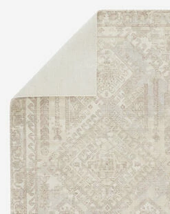 Lenola Taupe Handwoven Wool Rug -Bloomingville Shop LenolaTaupeRug MRUG0815 TAU D1