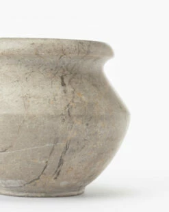 Leo Marble Vase -Bloomingville Shop LeoMarbleVase MDCR2436 GRY OS D1