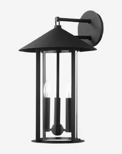 Long Beach Wall Sconce -Bloomingville Shop LongBeach MLHT1312 BLK L MAIN