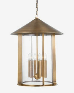 Long Beach Lantern -Bloomingville Shop LongBeachLantern MLHT1432 BRS L MAIN