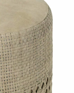 Longmont Suede Ottoman -Bloomingville Shop LongmontSuedeOttoman MFRN2562 BGE OS D2