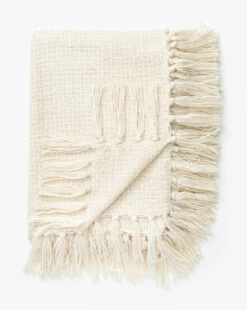 Lorenzo Cream Grid Throw -Bloomingville Shop LorenzoCreamGridThrow MBED0253 CRM 50x70 D1 T
