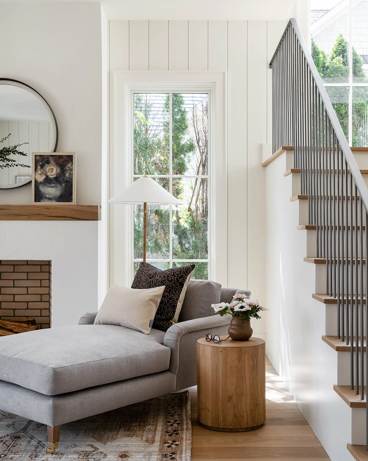 Lucille English Roll Arm Chaise Lounge 4 Lucille English Roll Arm Chaise Lounge - Image 2