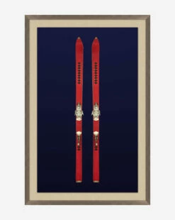 Antique Navy Skis II