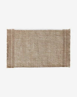 Girona Natural Handwoven Jute Flatweave Rug -Bloomingville Shop MRUG0500 NAT 2x3 GironaNaturalJuteRug