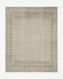 Anya Neutral Hand-Knotted Wool Rug