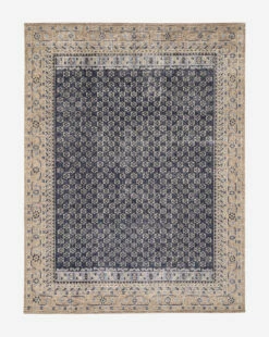 Anya Indigo Hand-Knotted Wool Rug -Bloomingville Shop MRUG0590 BLU 9x12 AnyaIndigoHand KnottedRug