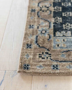 Anya Indigo Hand-Knotted Wool Rug -Bloomingville Shop MRUG0590 BLU AnyaIndigoHand KnottedRug D2
