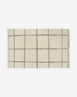 Holburn Hand-Knotted Wool Rug 10 Holburn Hand-Knotted Wool Rug -Bloomingville Shop MRUG0669 CRM 3x5 HolburnRug