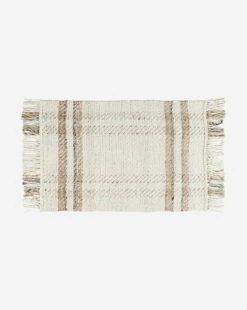 Callahan Handwoven Indoor/Outdoor Rug -Bloomingville Shop MRUG0734 WHT 2x3 CallahanRug