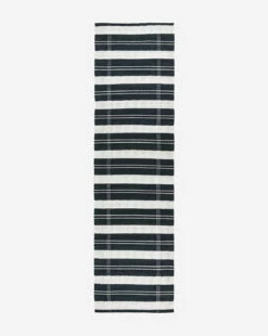 Penfield Handwoven Indoor/Outdoor Rug 14 Penfield Handwoven Indoor/Outdoor Rug -Bloomingville Shop MRUG0735 BLK 3x10 PenfieldRug
