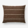Mabyn Pillow Cover -Bloomingville Shop MabynPillowCover MPLW1235 BWN 16x20 MAIN