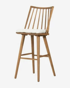 Madison Stool -Bloomingville Shop MadisonBarStoolSand Sheepskin1