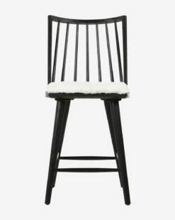 Madison Stool -Bloomingville Shop Madison Counter Stool Black Sheepskin 3